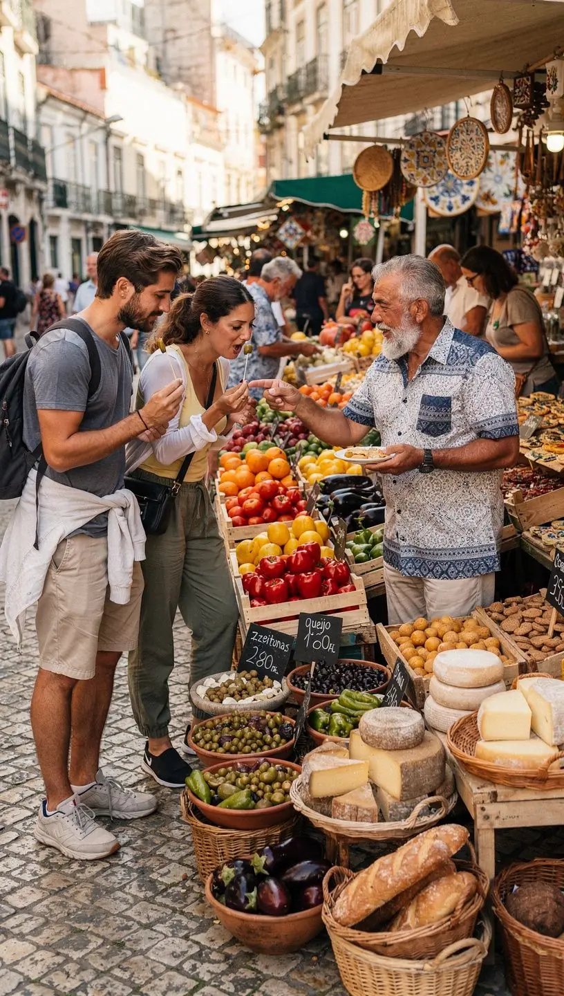 Public transportation map with city landmarks in Europe